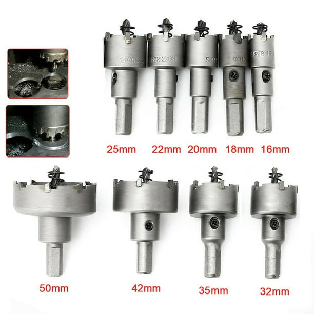 Dia 32mm Sharp Carbide Tip Hole Saw Drill Bit Cutter for All Metal Alloy